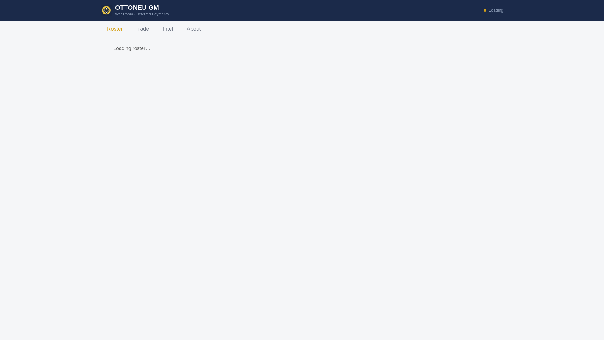 website screenshot of https://ottoneu-gm.pages.dev/