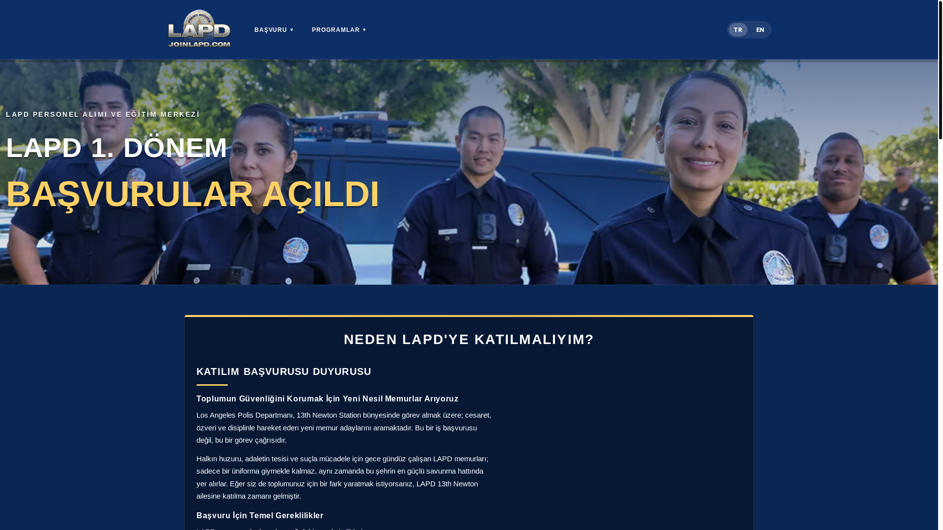website screenshot of https://lapdnewton.online/