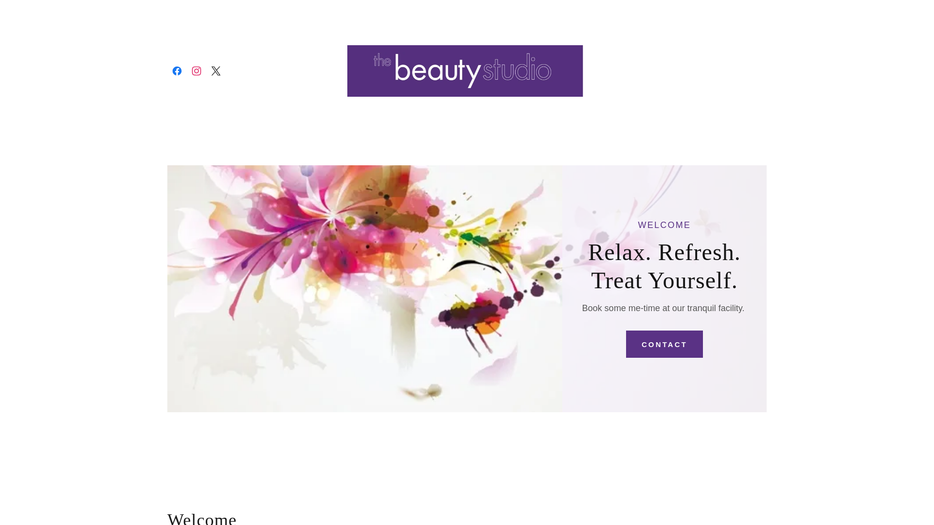 website screenshot of https://thebeautystudiomorpeth.com/