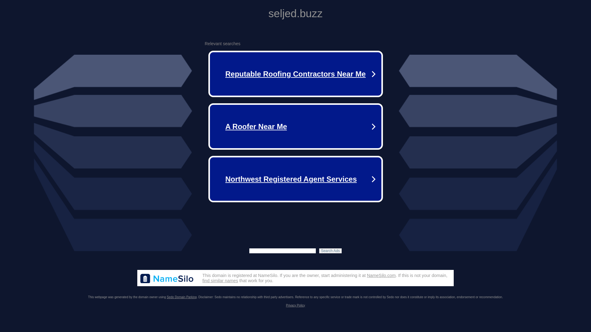 website screenshot of https://seljed.buzz/