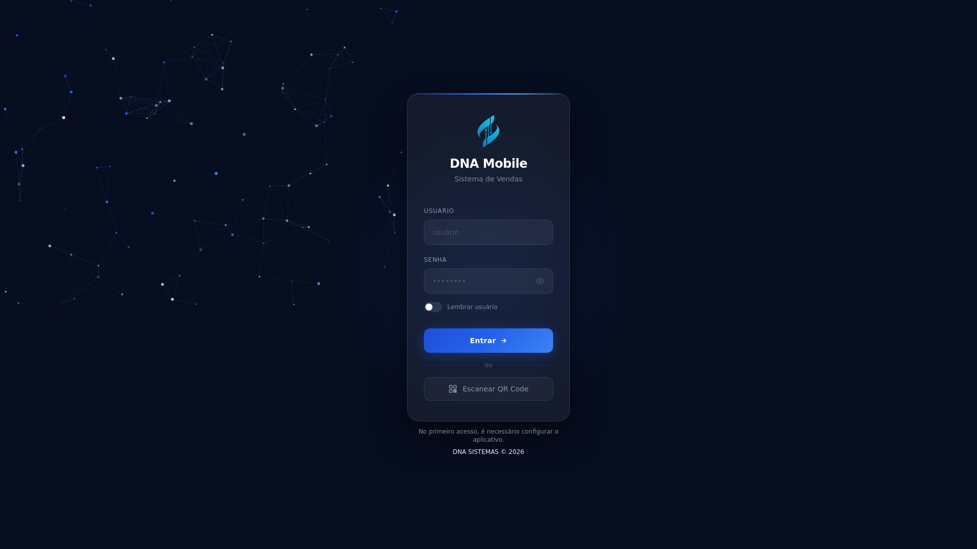 website screenshot of https://dnamobile.app/