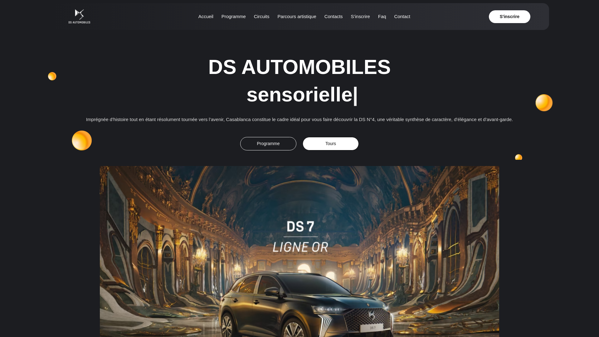 website screenshot of https://dsautomobiles-mediadrive.ma/