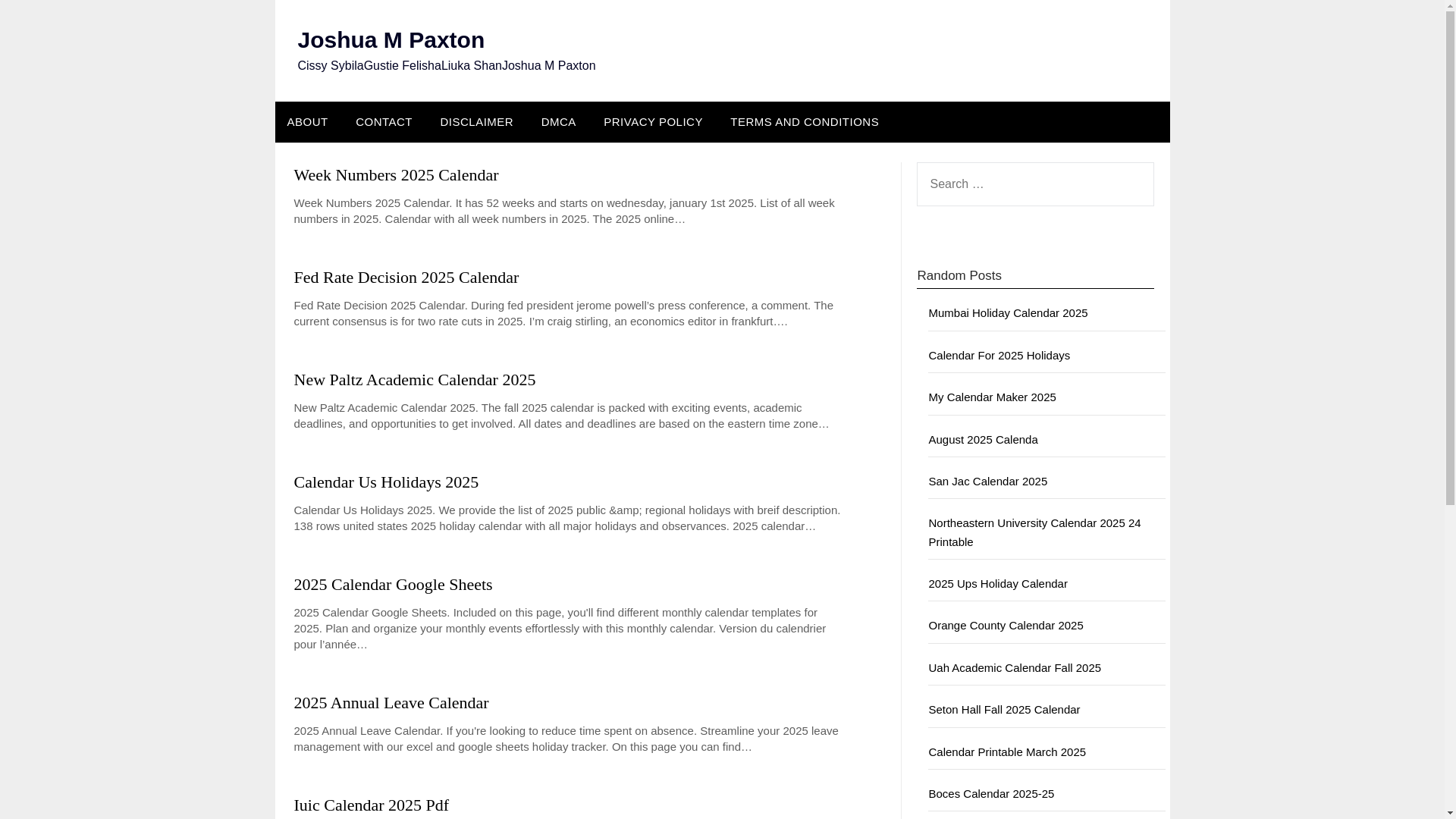 website screenshot of https://joshuampaxtonc.pages.dev/