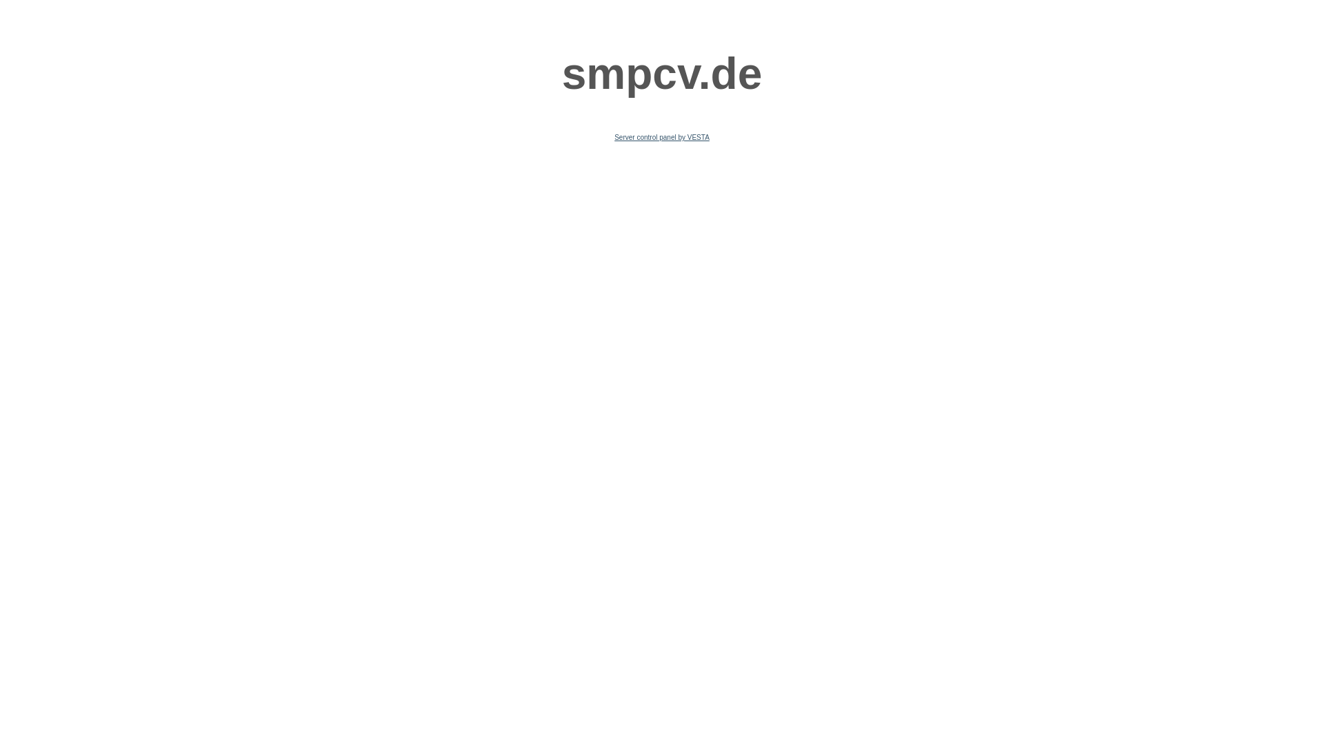 website screenshot of https://smpcv.de/