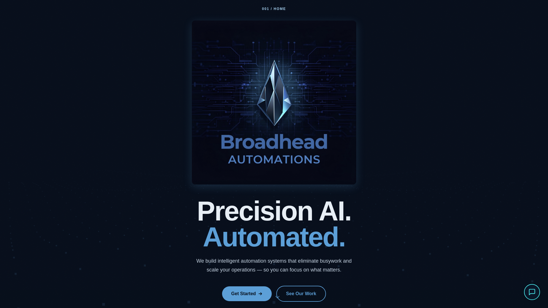 website screenshot of https://broadheadautomations.com/