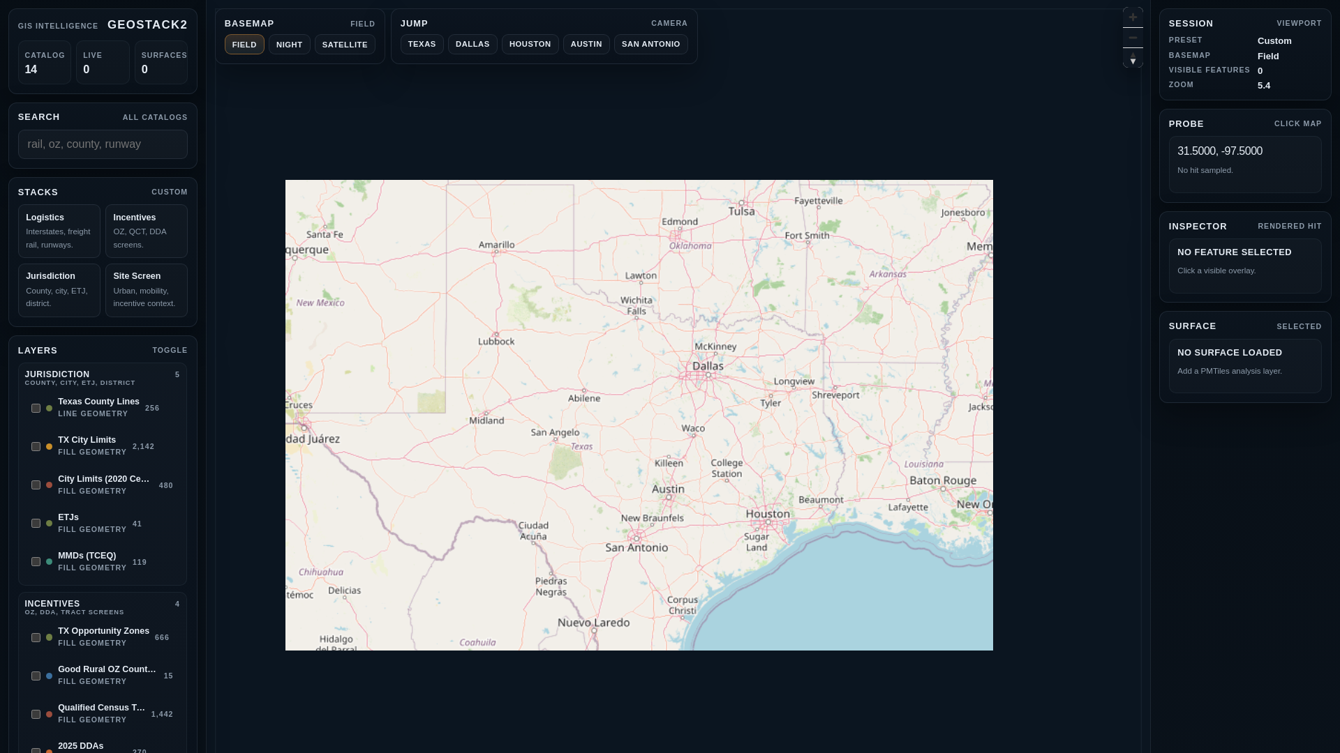 website screenshot of https://geostack2.pages.dev/