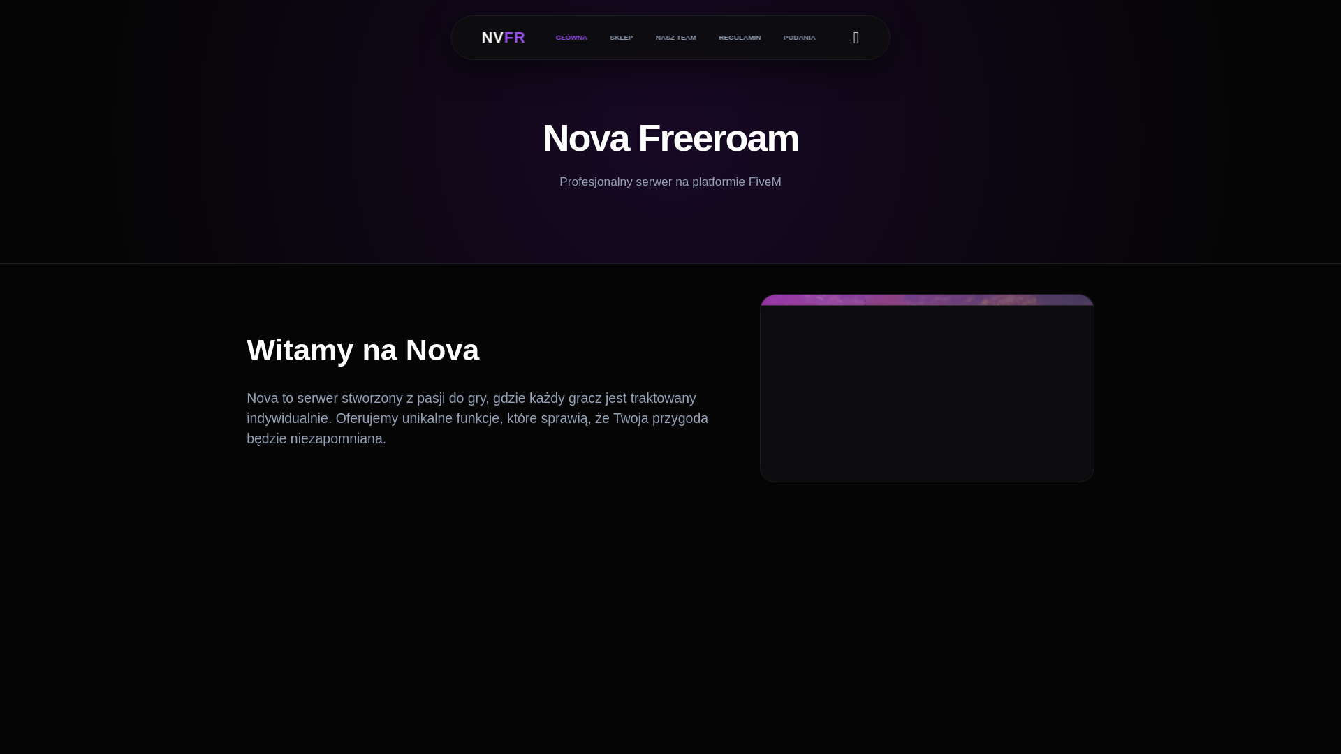 website screenshot of https://novafrxrp.pl/