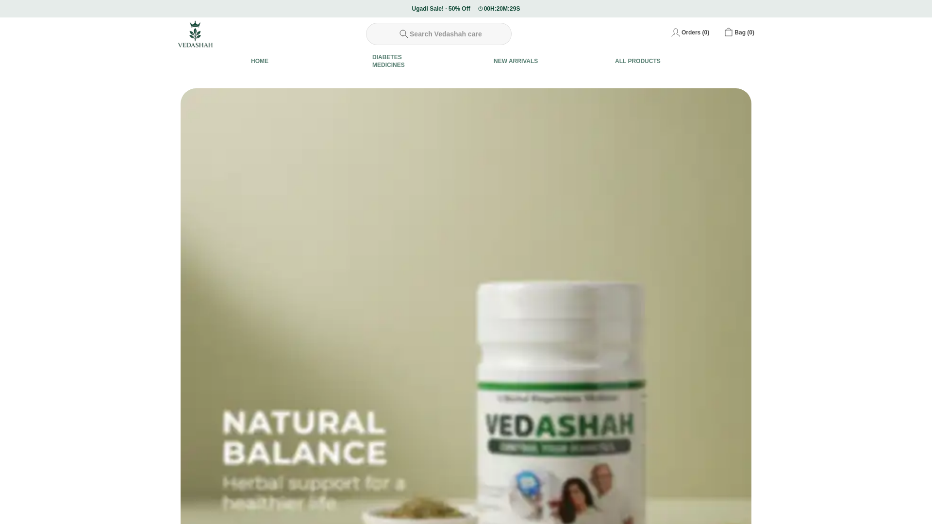 website screenshot of https://vedashahcare.in/
