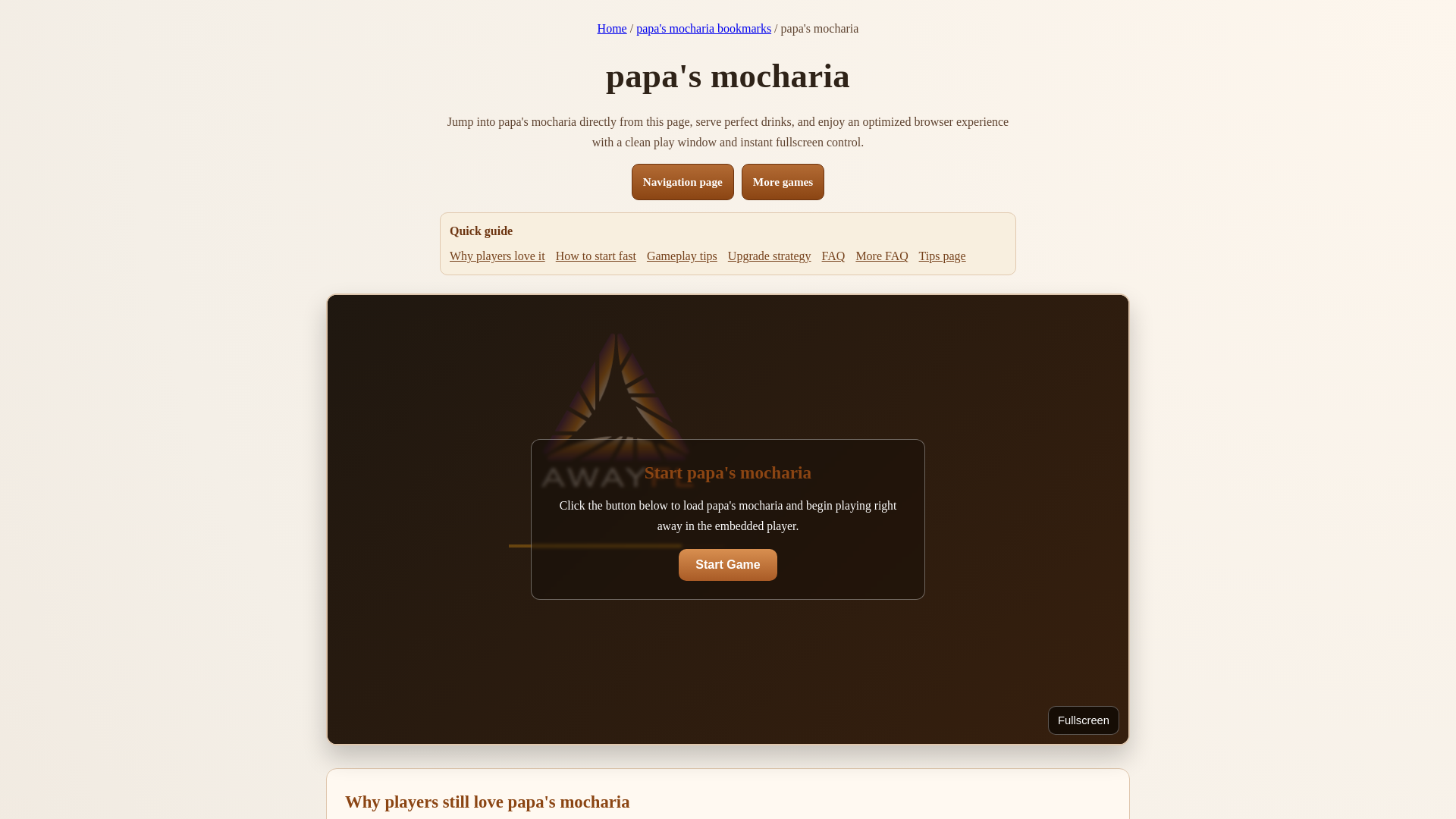 website screenshot of https://papasmocharia.online/