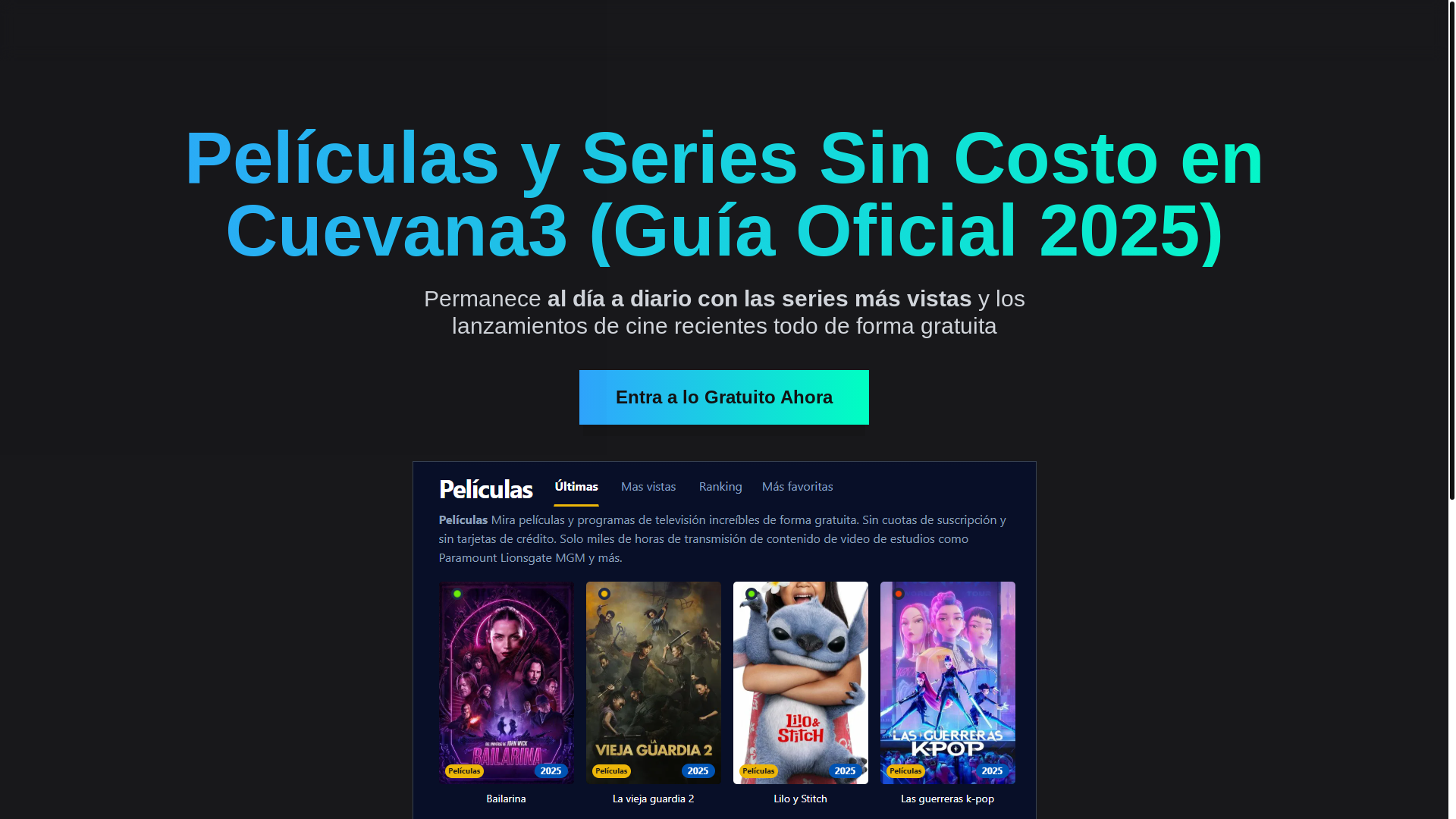 website screenshot of https://cuevana3-izoj.pages.dev/