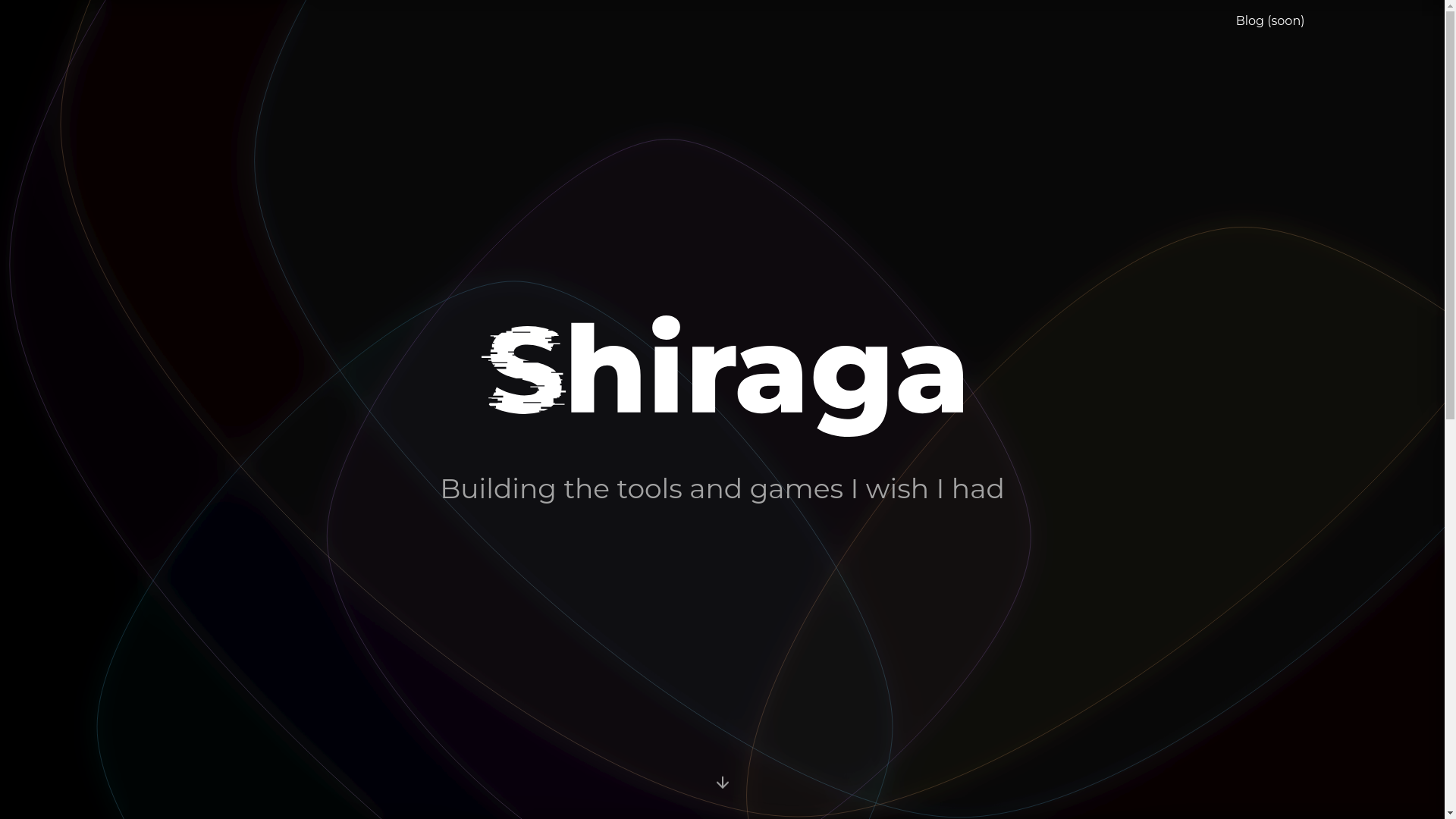 website screenshot of https://shiraga-dev.pages.dev/