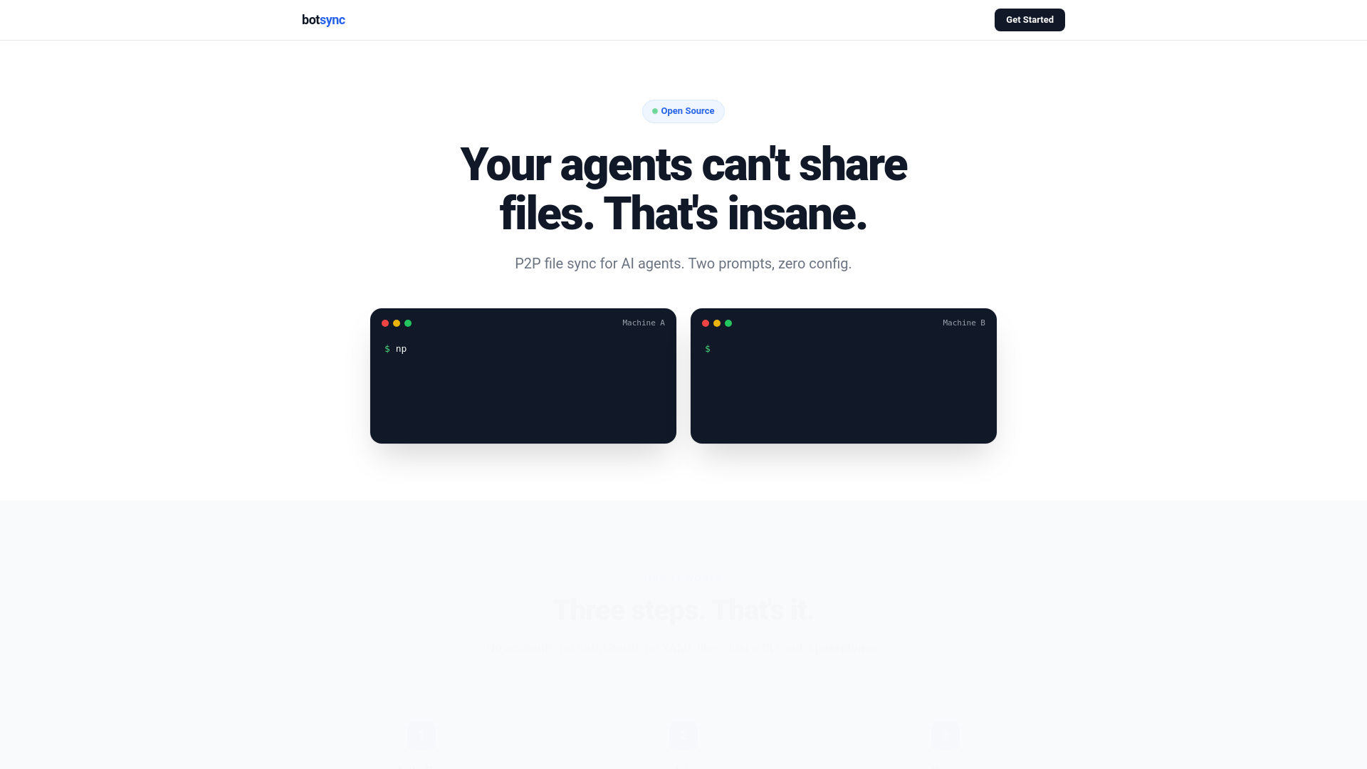 website screenshot of https://botsync-site.pages.dev/