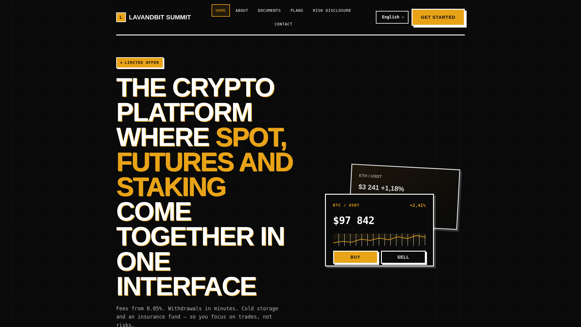 website screenshot of https://lavandbitsummit-official.com/