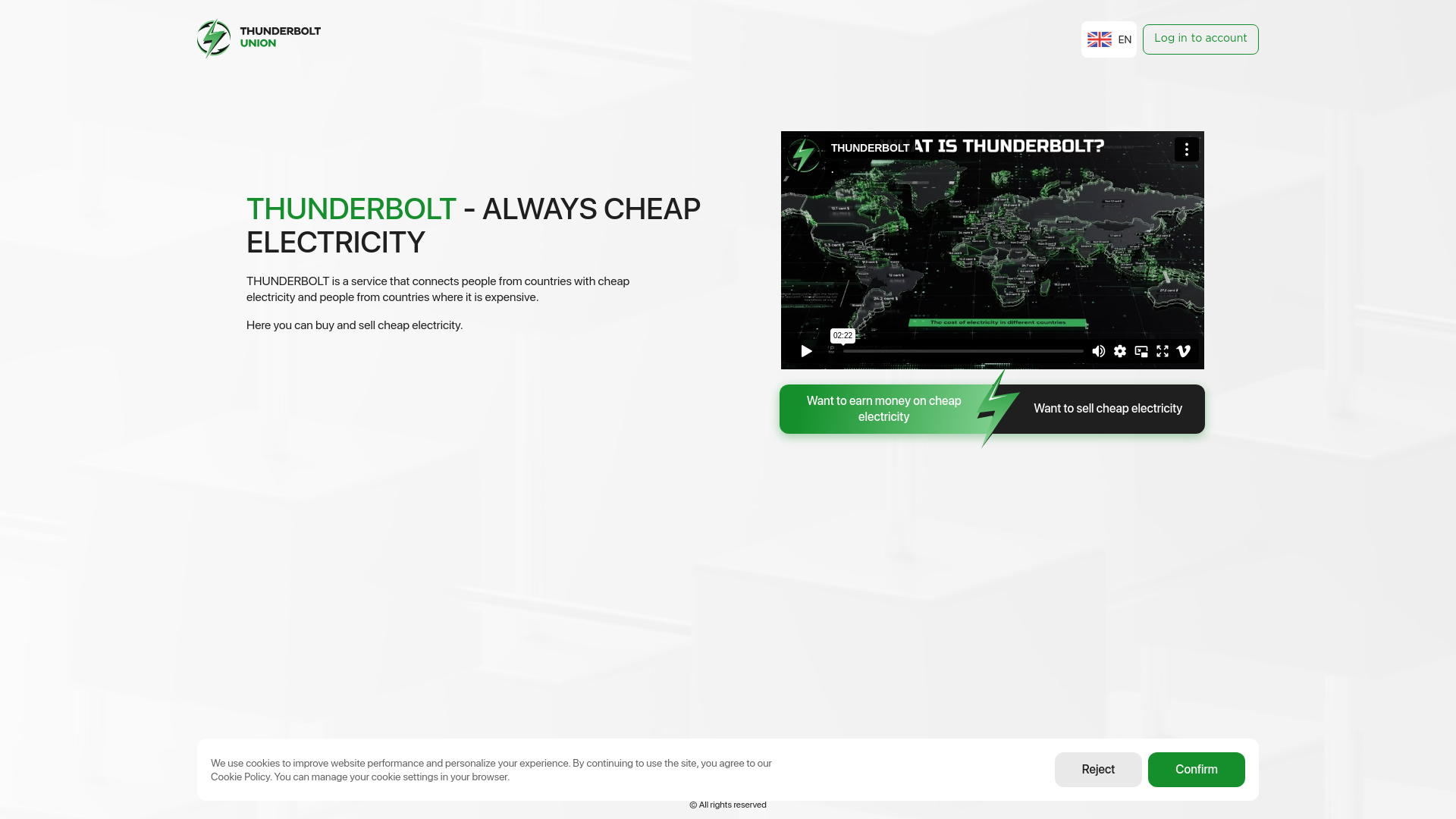 website screenshot of https://thunderboltunion.uk