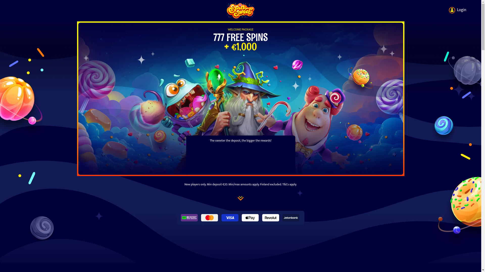 website screenshot of https://landing-temp-spinsweet.pages.dev/