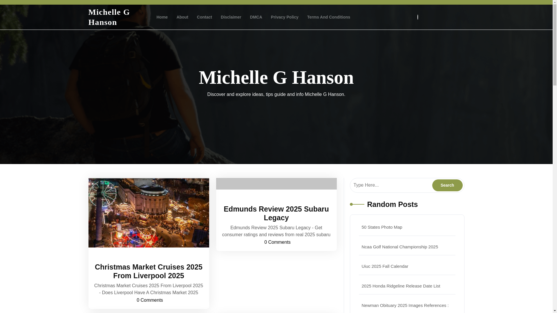 website screenshot of https://michelleghansond.pages.dev/