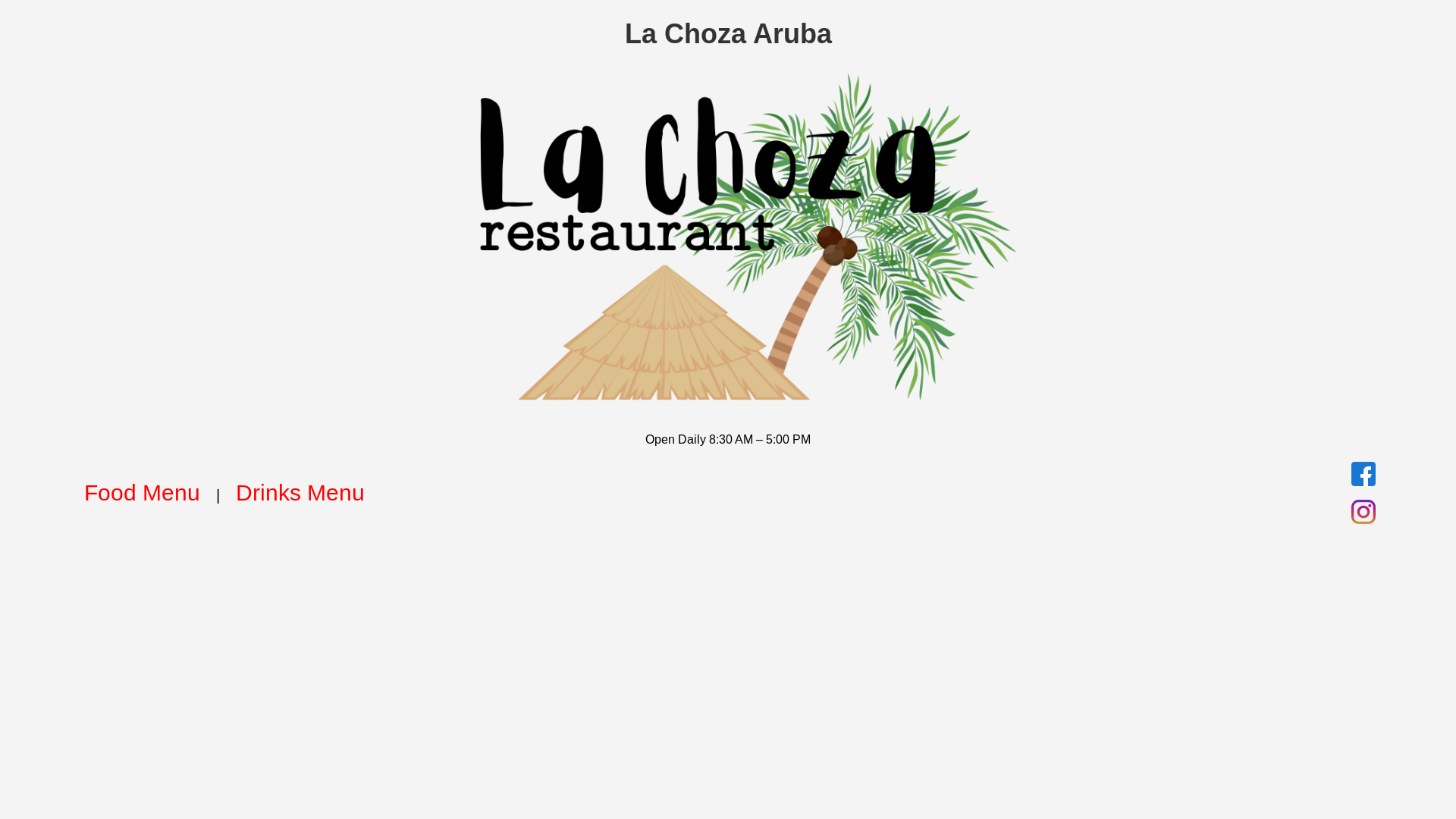 website screenshot of https://lachozaaruba.pages.dev/