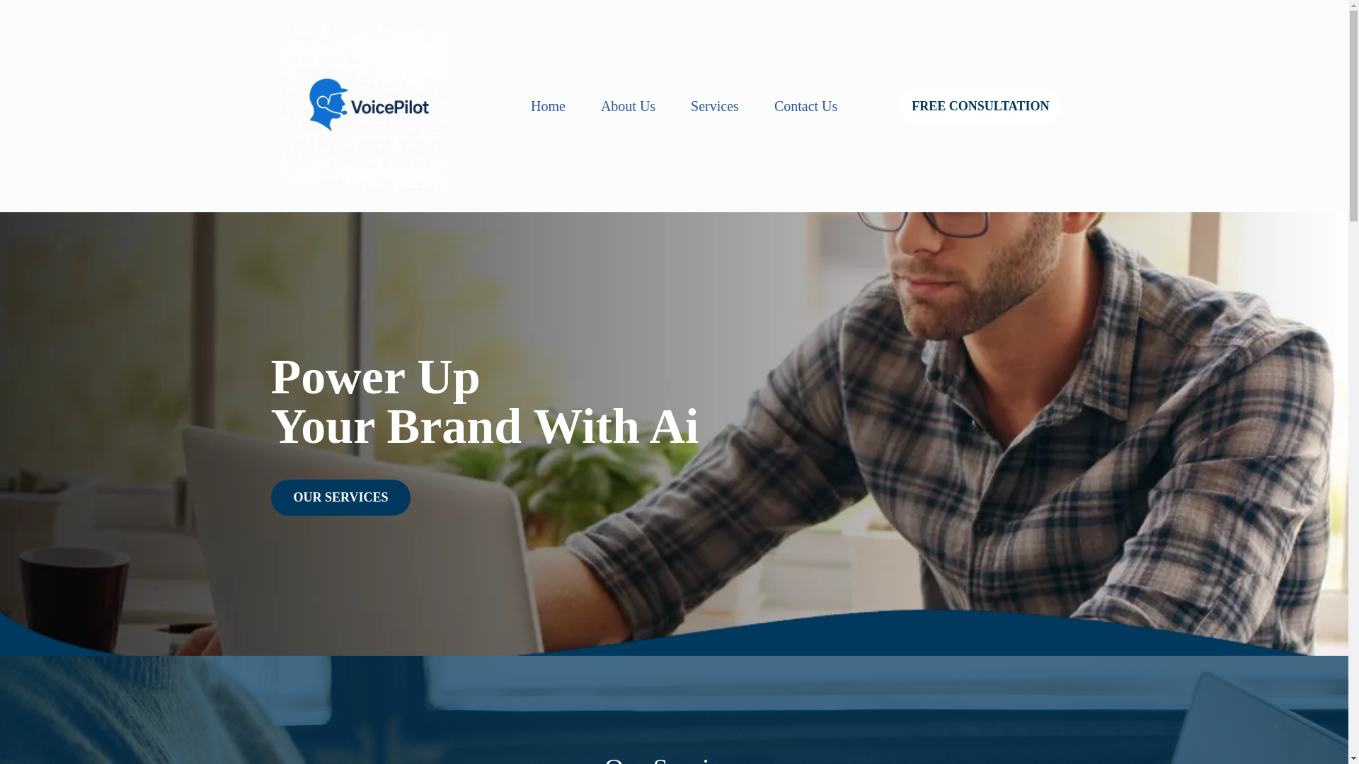 website screenshot of https://voicepilot.org/