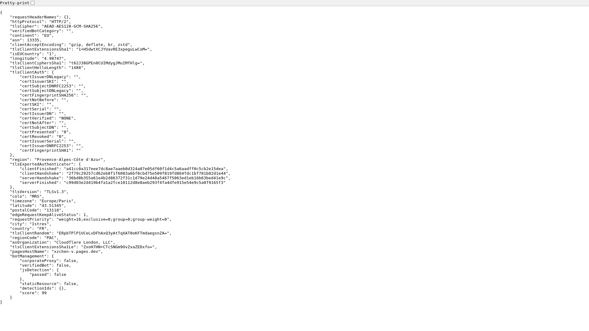website screenshot of https://xzchen-v.pages.dev/