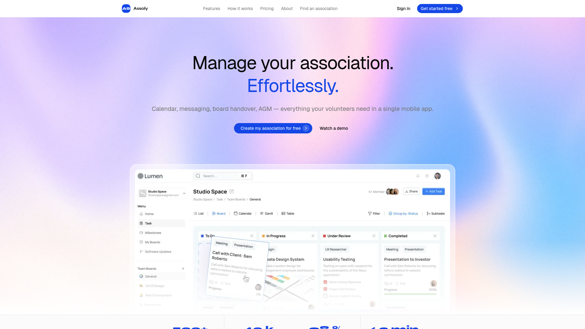 website screenshot of https://assoly.fr/