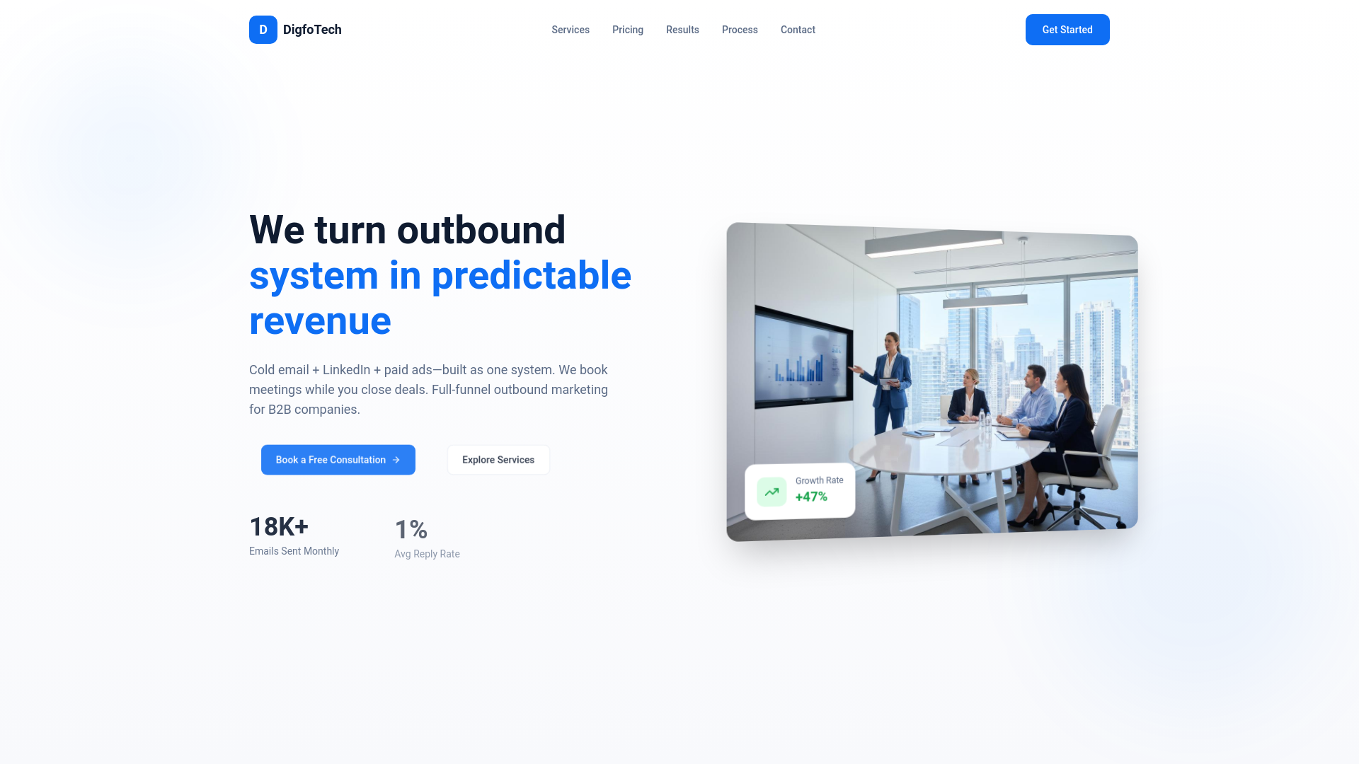 website screenshot of https://digfotechservices.info/