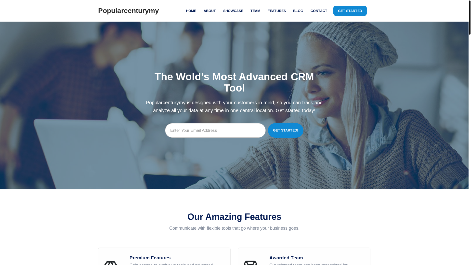 website screenshot of https://popularcentury.my.id/