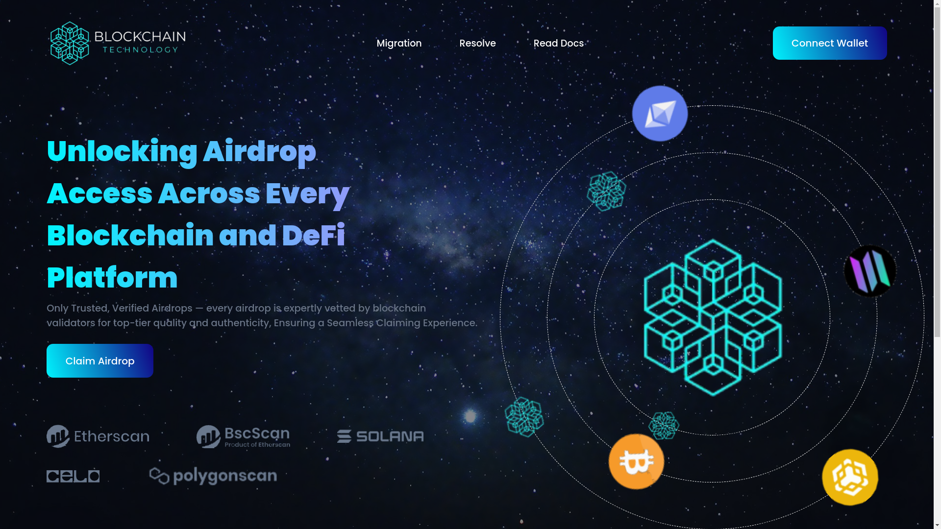 website screenshot of https://chaindrops-tokenexpend.live/