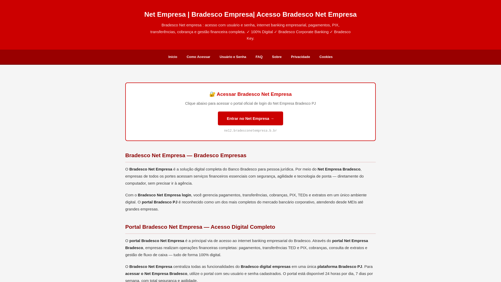 website screenshot of https://www.bradesconetempresasacesso.com.santorsaonline.com