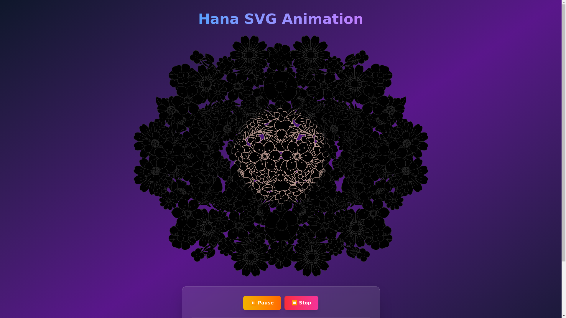 website screenshot of https://hana-svg-draw-animation.pages.dev/