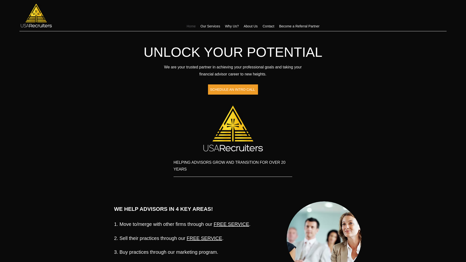 website screenshot of https://nowusarecruiters.com