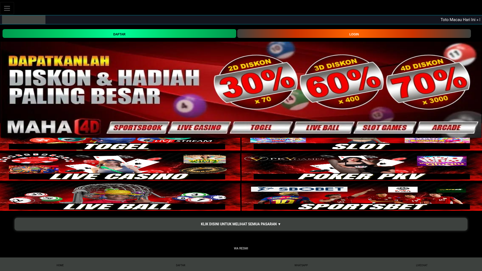 website screenshot of https://damkarseluma.pages.dev/