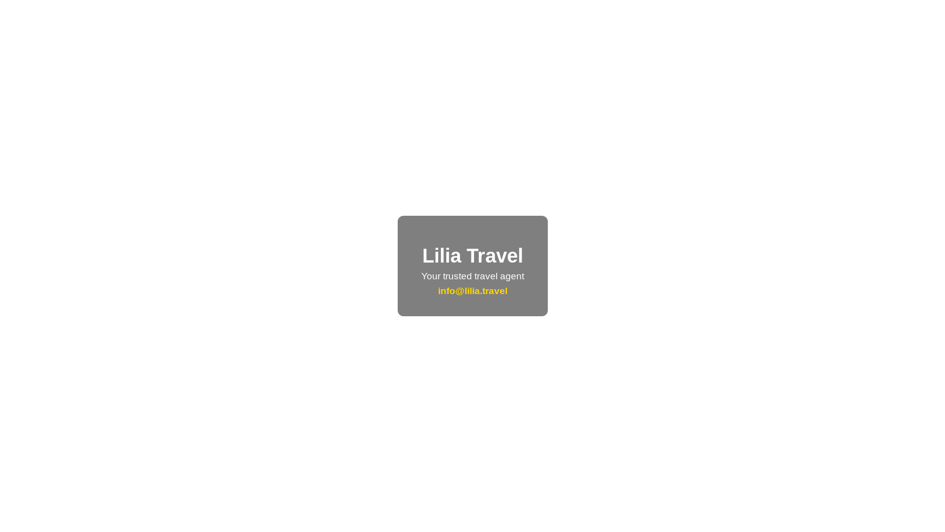 website screenshot of https://lilia-travel.pages.dev/