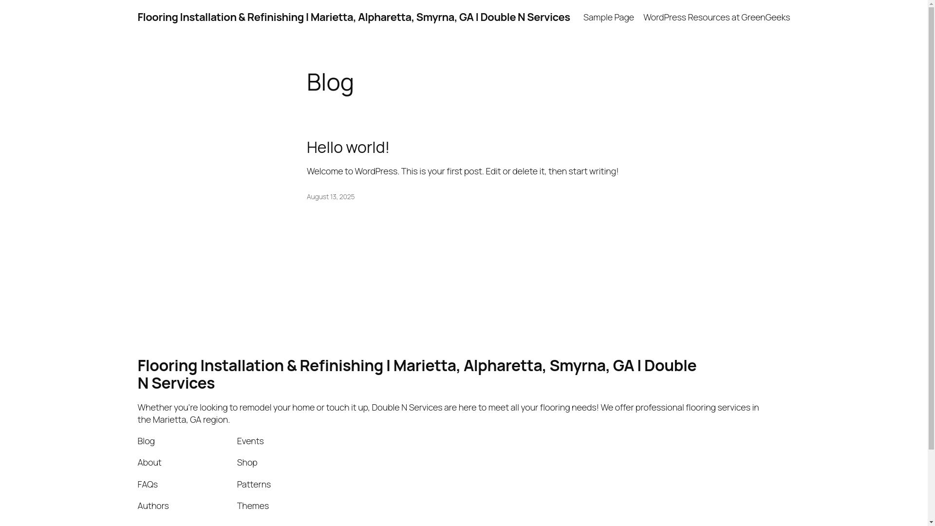 website screenshot of https://doublenservices.site/