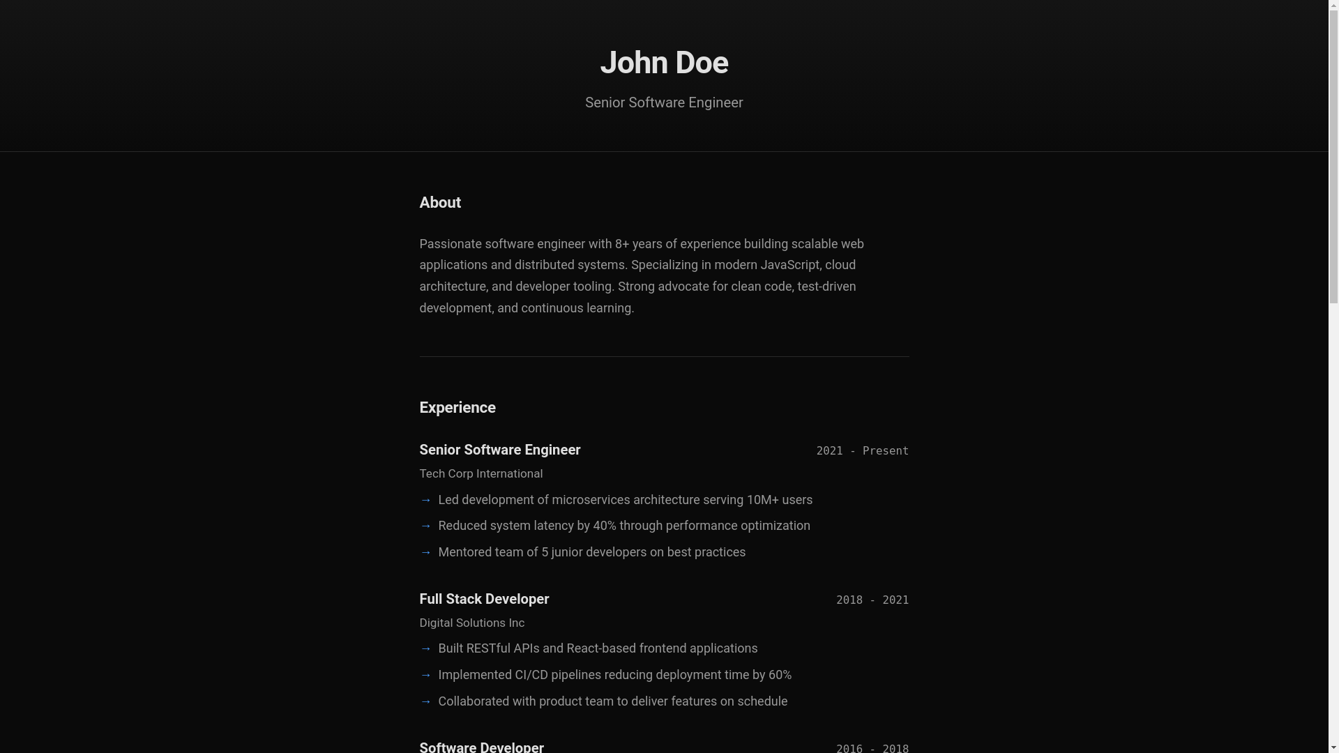 website screenshot of https://personal-website-bw0.pages.dev/
