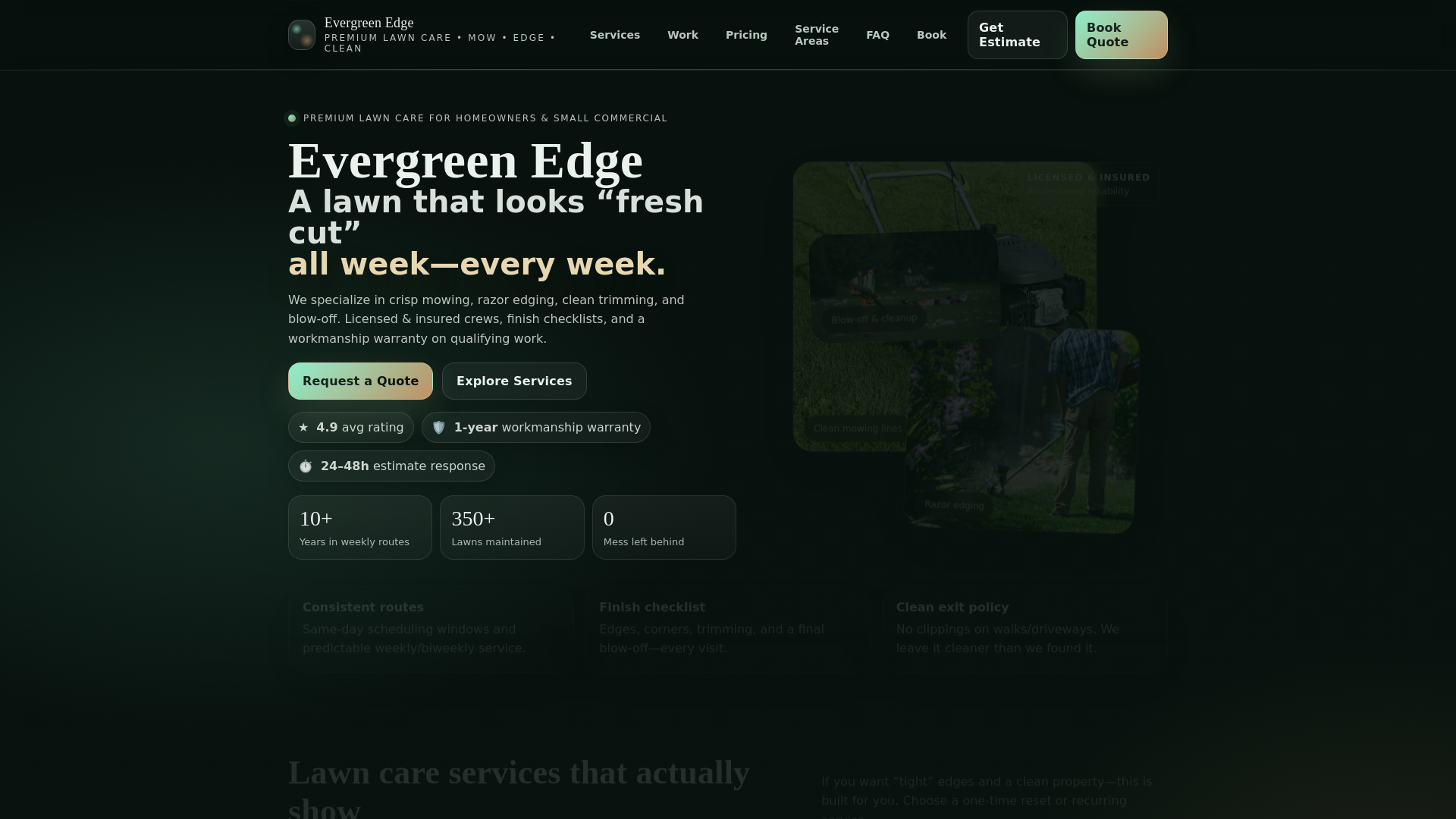 website screenshot of https://evergreen-432.pages.dev/
