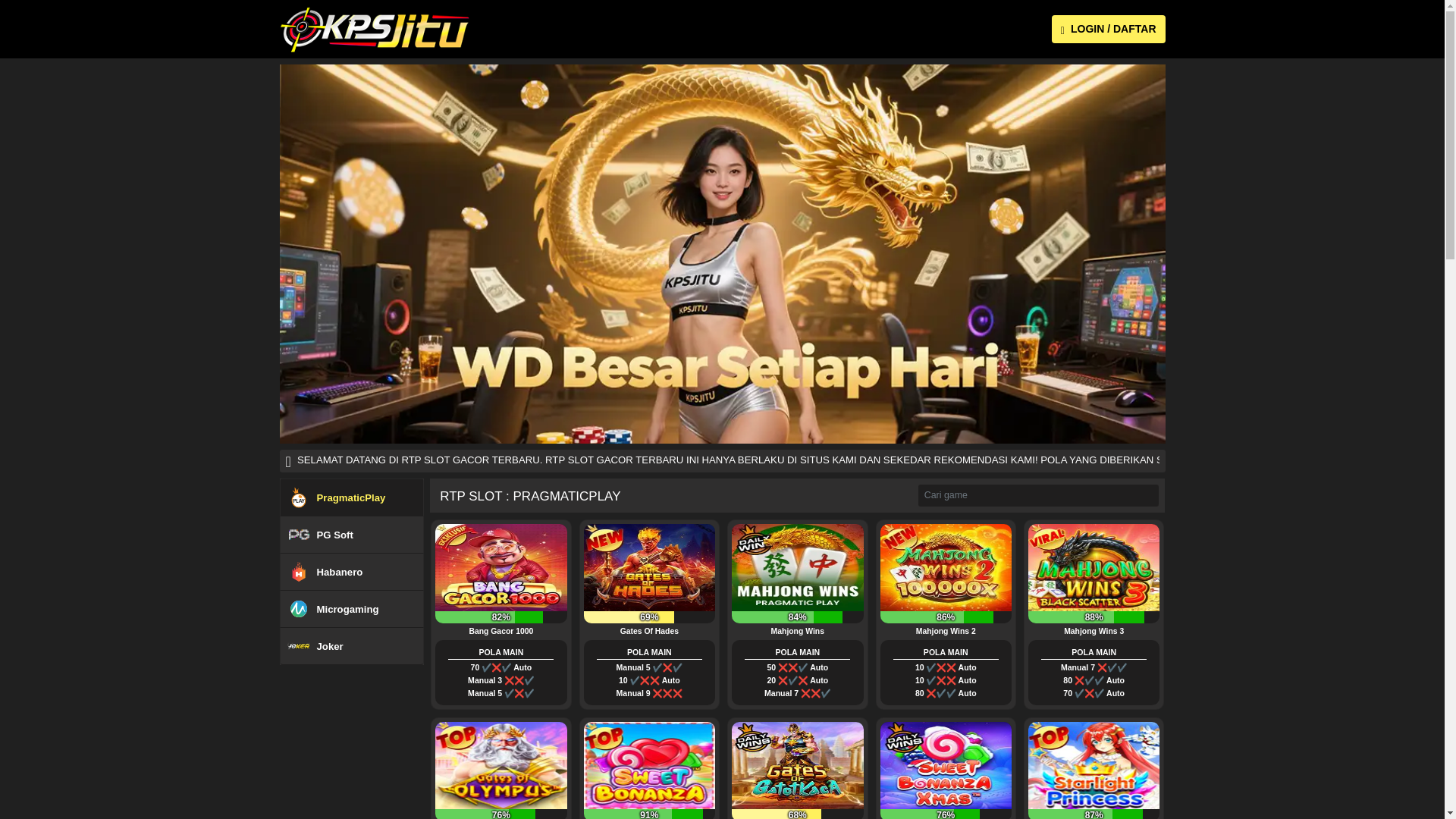 website screenshot of https://rtpkpsjitu.art/