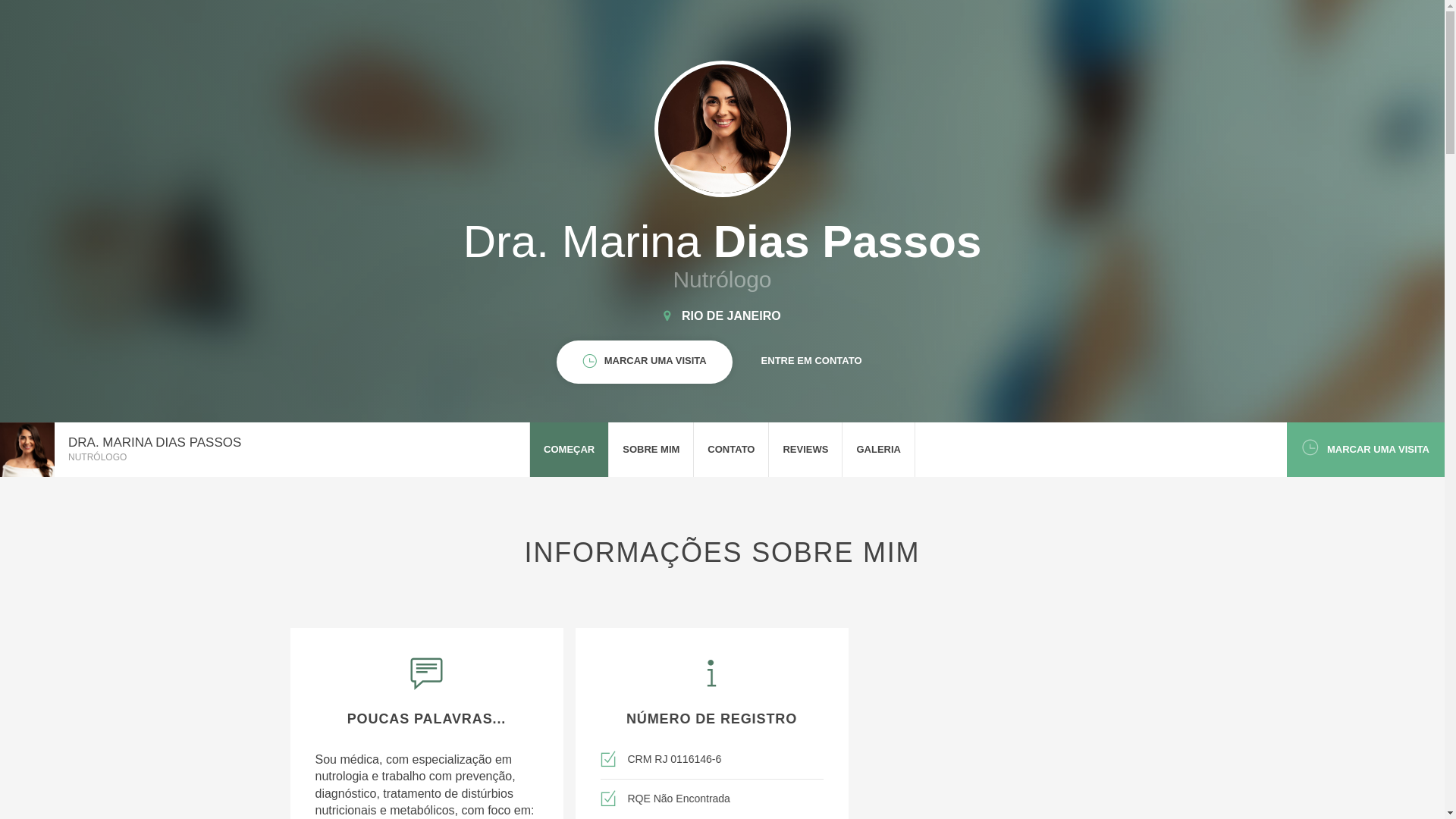 website screenshot of https://marinadiasnutrologia.com/