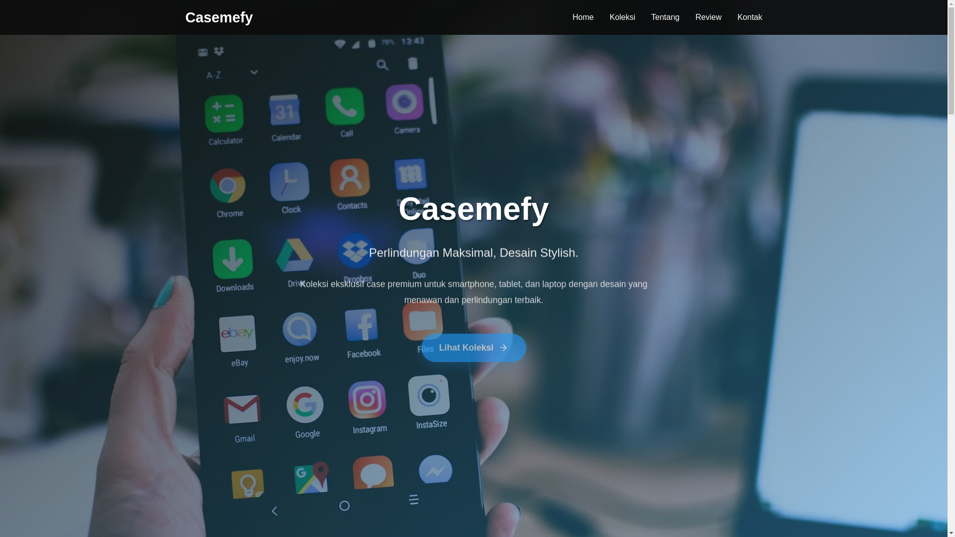 website screenshot of https://casemefy.pages.dev/