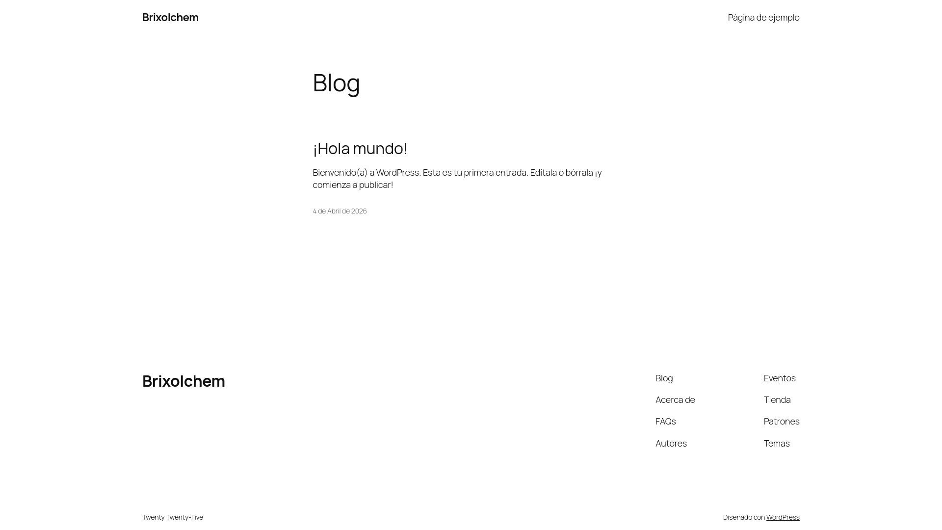 website screenshot of https://brixolchem.store/