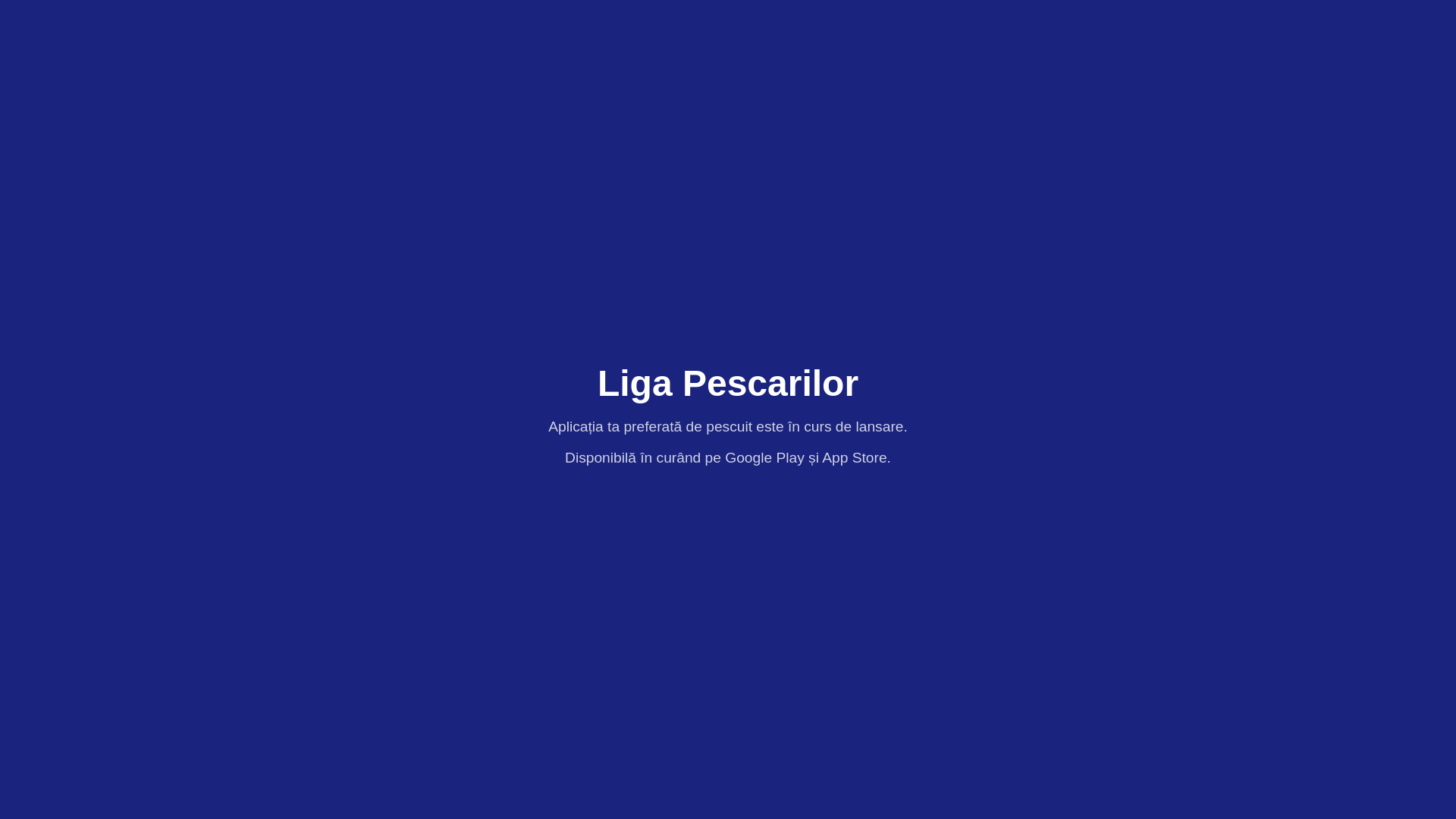 website screenshot of https://ligapescarilor.ro/