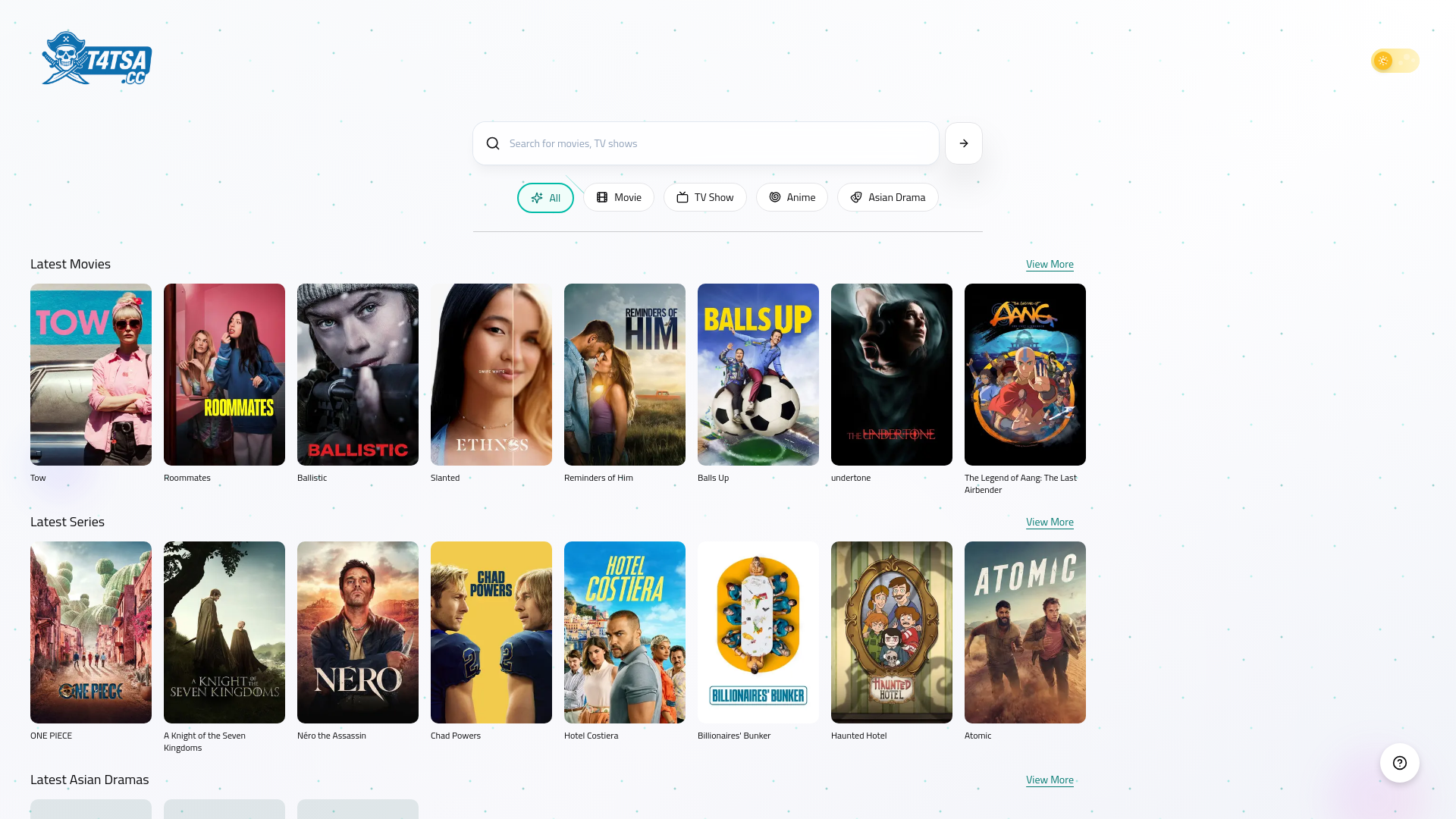 website screenshot of https://t4tsa.cc/
