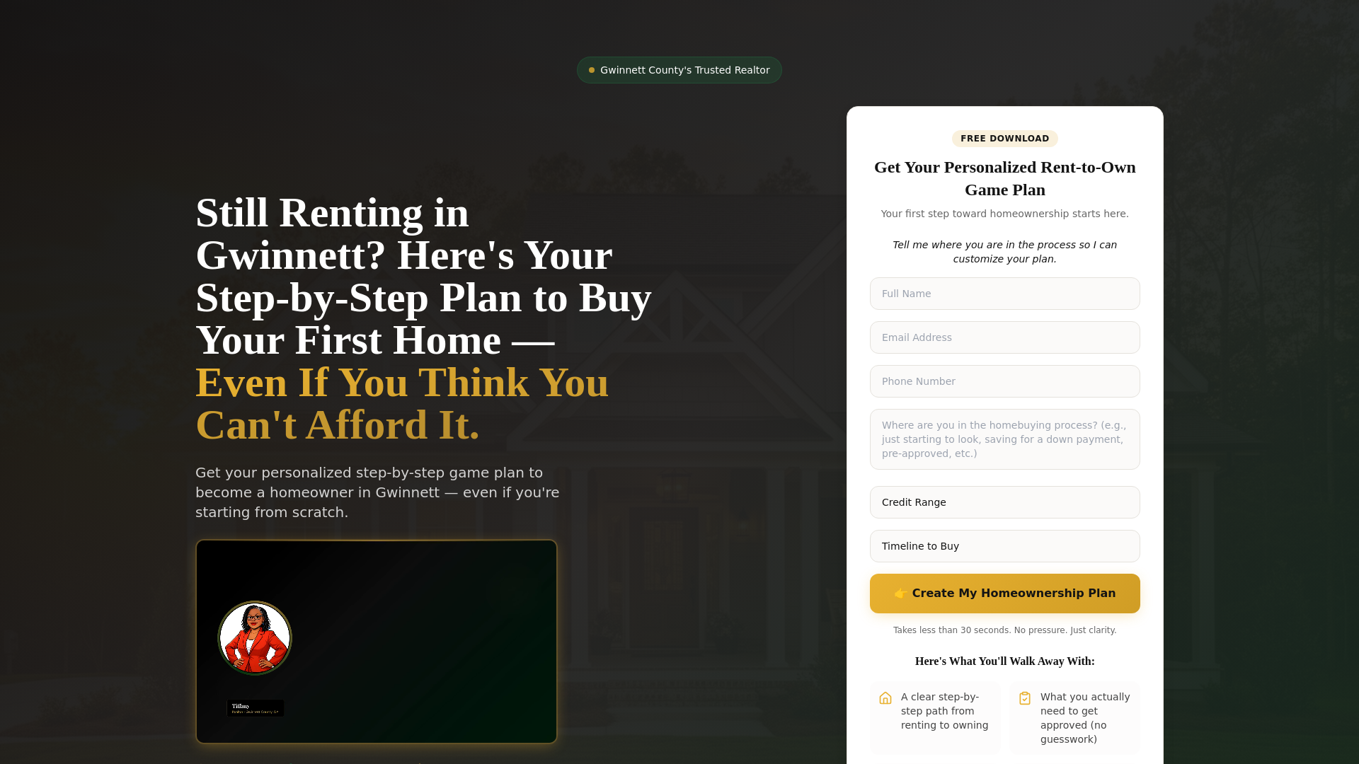 website screenshot of https://keyswithtiffany.com/