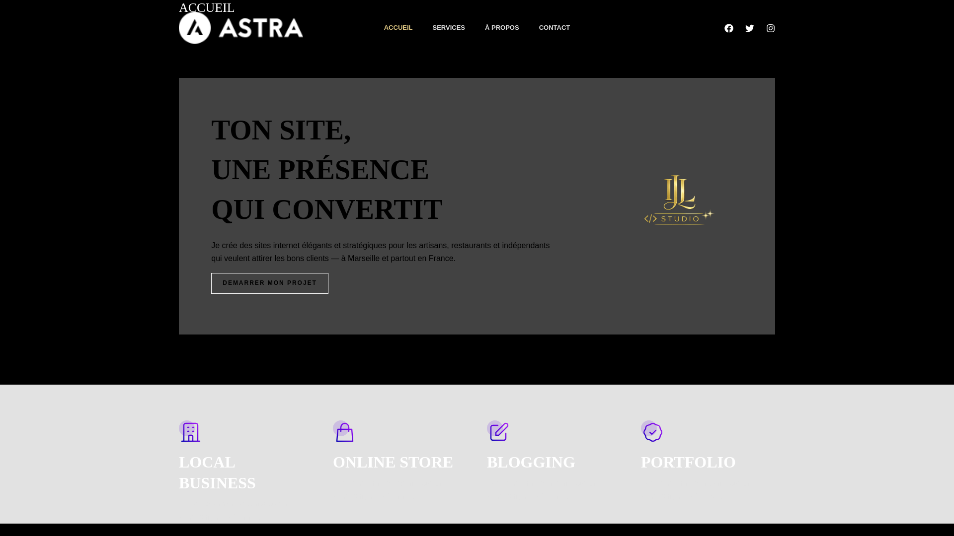 website screenshot of https://ijl-webstudio.fr/