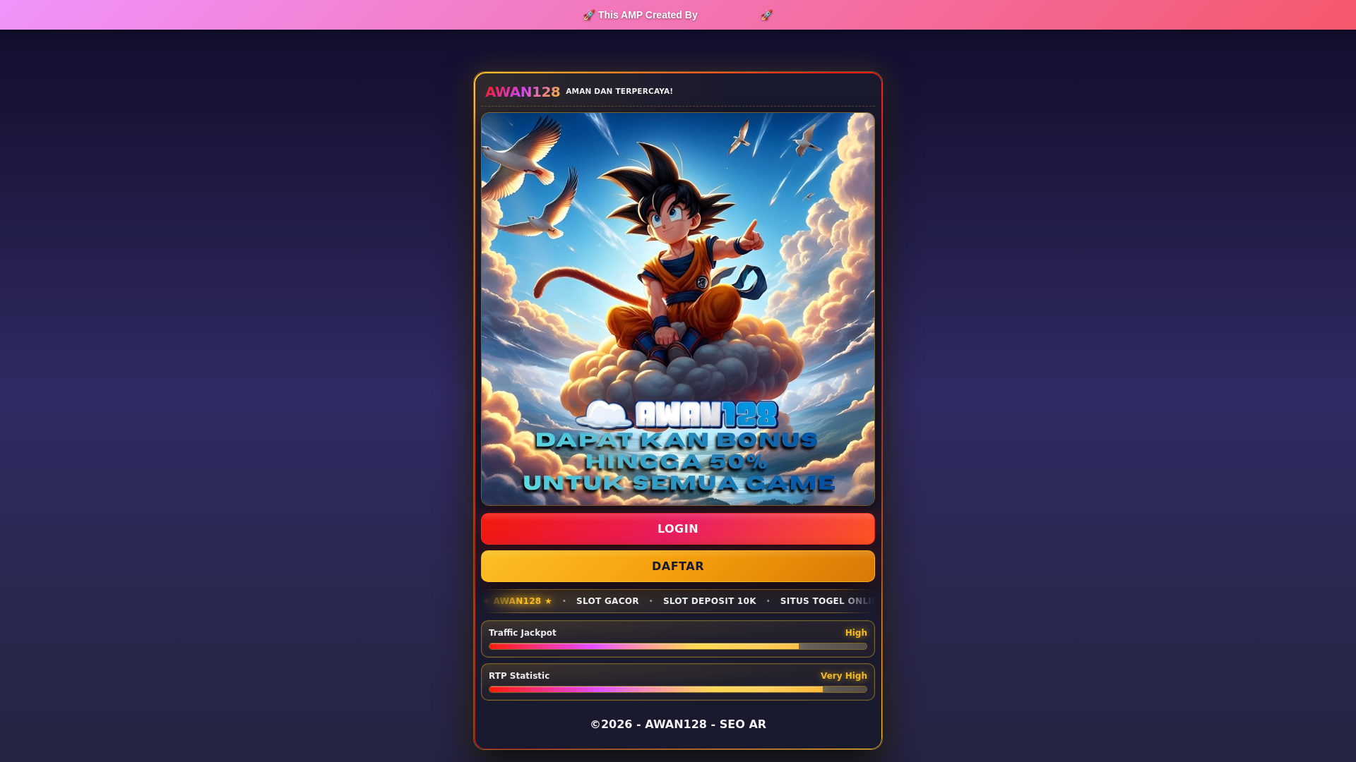 website screenshot of https://masuk-awan128.pages.dev/