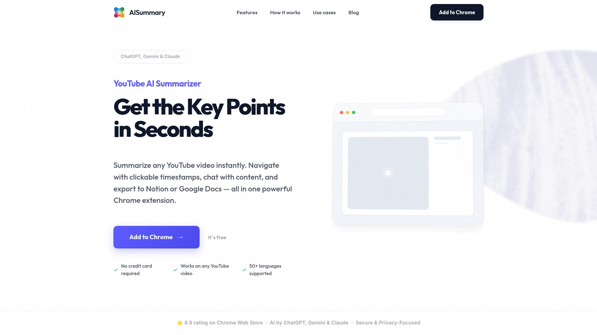 website screenshot of https://siteaisummary.pages.dev/