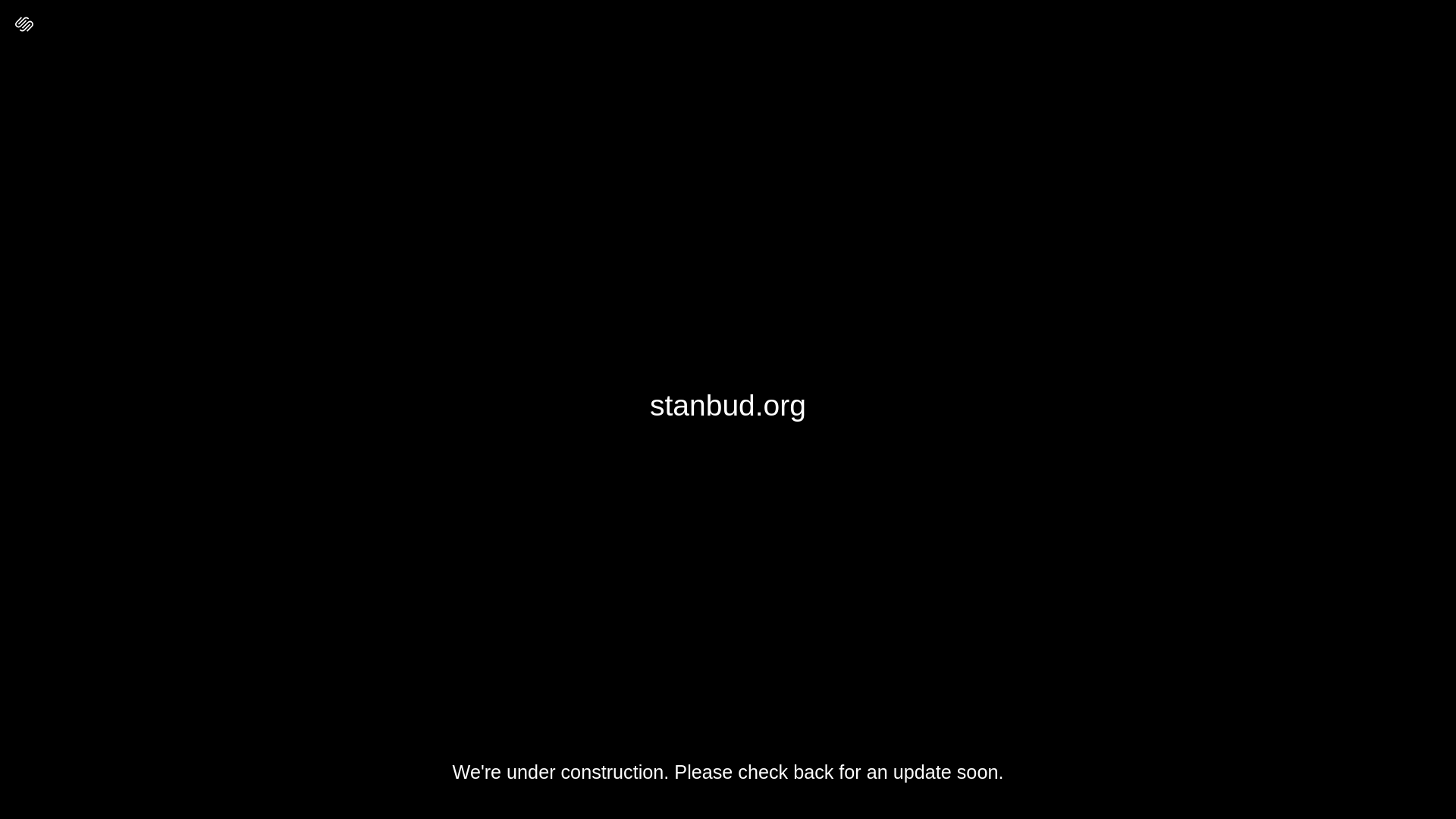 website screenshot of https://stanbud.org/