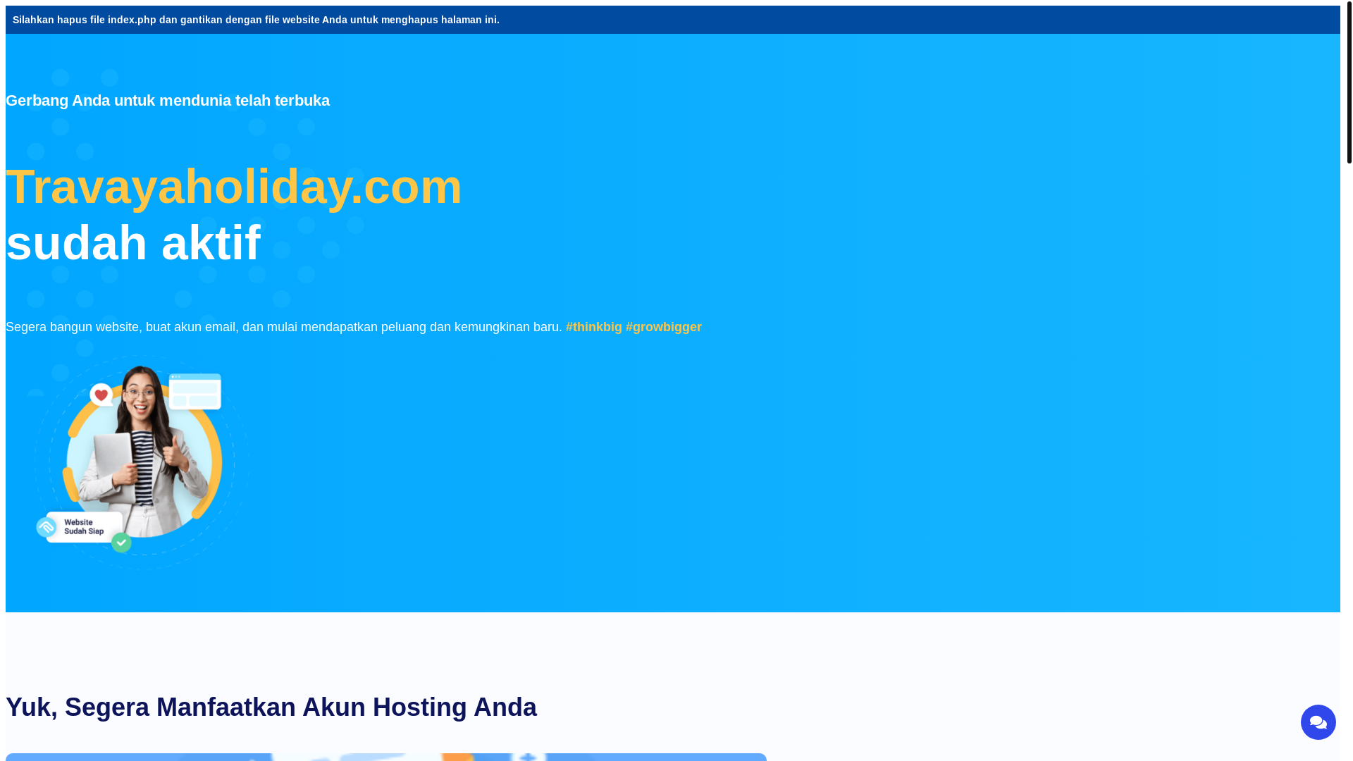 website screenshot of https://travayaholiday.com/