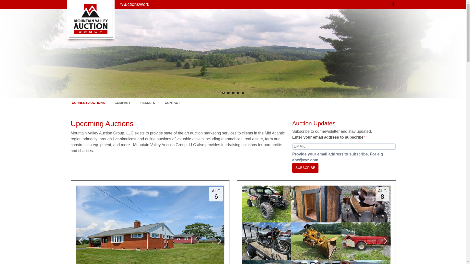 website screenshot of https://virginiahomesauction.com/