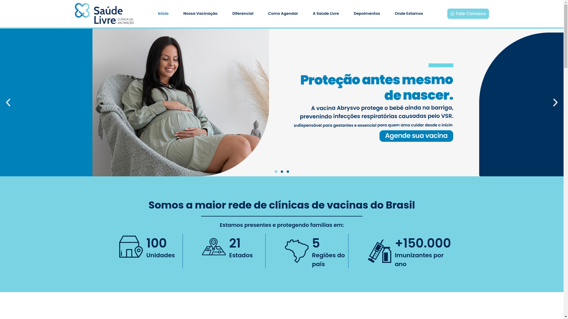 website screenshot of https://saudelivrebotafogo.com.br/