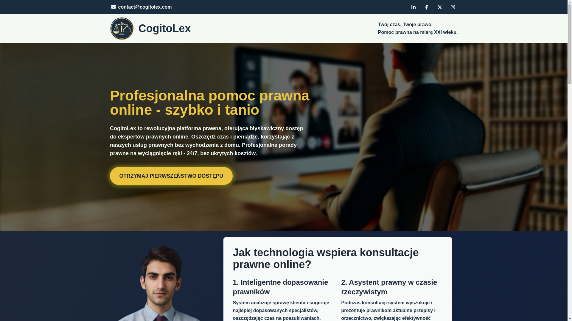 website screenshot of https://cogitolex-landing-page.pages.dev/